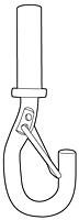 Fixed Style Cable End - Snap Hook - 2